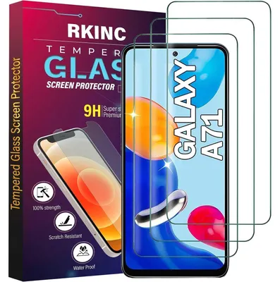 Image de Protection d'écran en verre blindé Samsung Galaxy A71 Note 10 Lite 3 pièces 0,33 mm HD Scratchproof Blister-free Lifetime Warranty