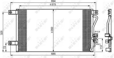 Zdjęcie produktu dla Skraplacz Klimatyzacji Mitsubishi Pajero 98-