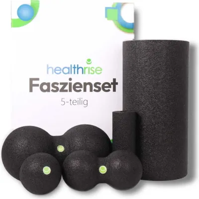 Produktbild von Rise Faszien Set optimale Selbstmassage 5 teilig Inklusive Faszienrolle für Health