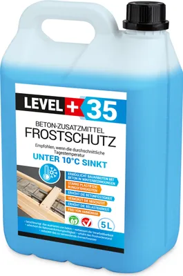 Produktbild von Frostschutz Plastifizierer 5L Beton-Zusatzmittel Betonverflüssiger Level+ RM35