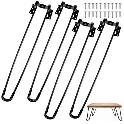 Produktbild von Klappbare Tischbeine - Metall - Set von 4 - Platzsparendes Design