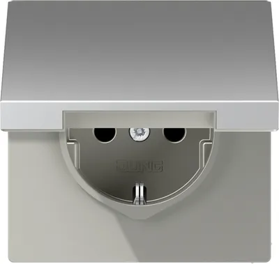 Produktbild von Jung AL1521KL SCHUKO Steckdose mit Klappdeckel