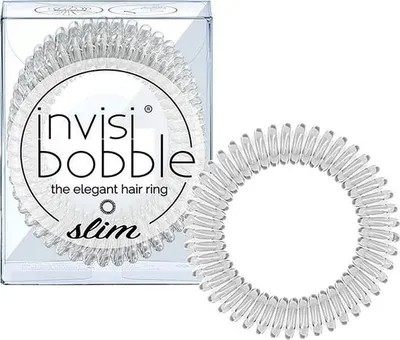 Produktbild von invisibobble SLIM, Pferdeschwanzhalter, Transparent, 3 Stück(e)