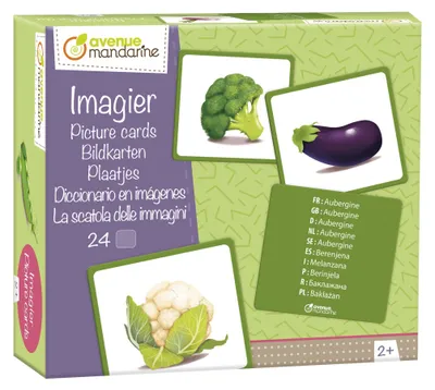 Image de Avenue Mandarine Cartes illustrées, Légumes