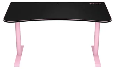 Produktbild von Arozzi Arena Mittel Gaming-Schreibtisch - 140 x 76 x 71 cm - Rosa