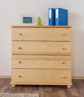 Produktbild von Anrichte, Kiefer massiv, Breite: 100 cm, Farbe: Natur