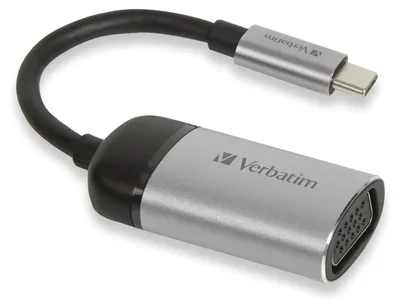 Image de Verbatim Adaptateur Usb-C - Vga Aluminiowy/Aluminum 49145