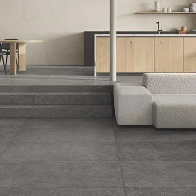 Produktbild von CASA39 Fliesen Steinoptik Schwarz 90x90 cm Casalgrande Padana Stile