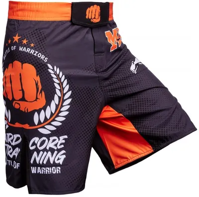 Produktbild von Shorts für Herren – für Kickboxen und Jiu Jitsu – Graphit Schwarz – XXL
