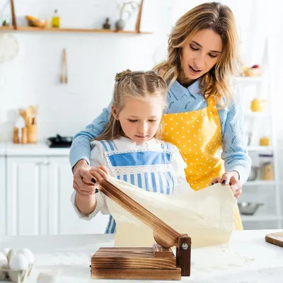 Produktbild von 2 manuelle Teigtaschenpressen für Dumplings und Kekse, einfach zu bedienen, praktisches Küchengerät für hausgemachte Teigtaschen