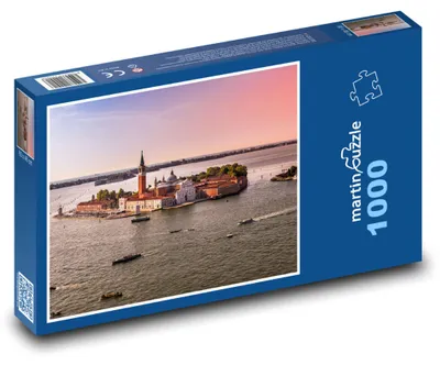 Zdjęcie produktu dla Puzzle 1000 Miasto na wyspie - Wenecja - martinpuzzle