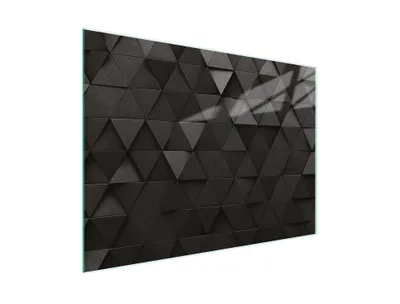 Obrázok produktu pre Doska na krájanie Kryt na sporák Doska na krájanie zo skla Multiglass 30x22 cm Vzor Black