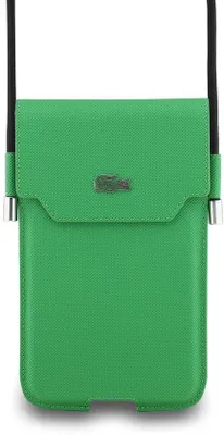 Immagine prodotto di Custodia a tracolla universale per telefono Lacoste, verde