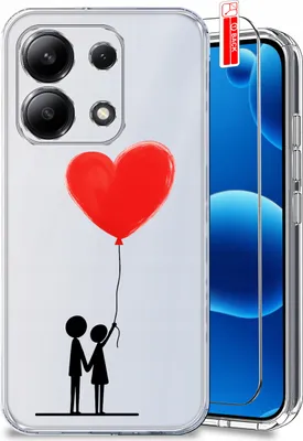 Zdjęcie produktu dla Etui Do Xiaomi Redmi Note 13 Pro 4G Wzory| Wzmacniane Clear Case + Szkło 9H