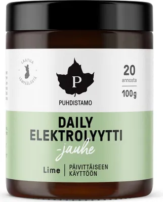 Produktbild von Puhdistamo Tägliches Elektrolyt-Pulver 100 g, limentka