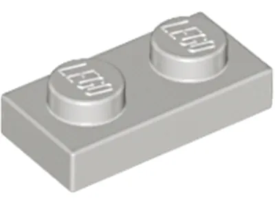 Produktbild von Lego® 250x 1x2 Platten 3023  -  Plate Hellgrau - Light Gray