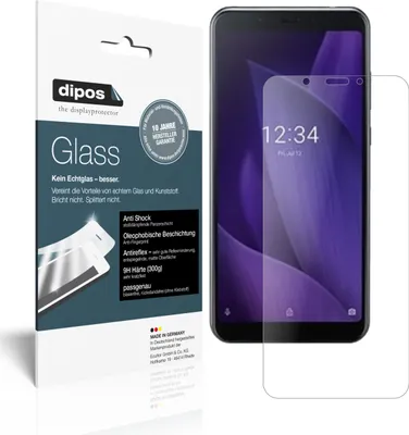 Produktbild von 1x Schutzfolie für Sharp Aquos V matt - Anti-Shock 9H Folie dipos Glass Kunststoffglas
