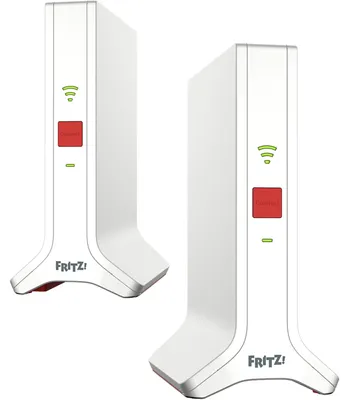 Produktbild von Mesh Set 4200, Rot, Weiß, 2x2/4x4, Netzwerk-Repeater, Leistung, WLAN, Dual-Band (2,4 GHz/5 GHz), Wi-Fi 6E (802.11ax)