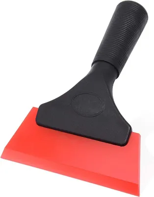 Obrázok produktu pre Silikónová stierka na okná, s protišmykovou rukoväťou, 12 cm, vhodná do kuchyne a kúpeľne
