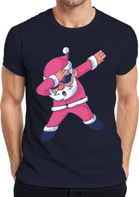 Produktbild von Dabbing Santa Sonnenbrille - Weihnachten Weihnachtsgeschenk Christmas Herren T-Shirt, Navy, L