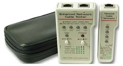 Produktbild von EFB Elektronik 39938.1, Verdrilltes Doppelkabelprüfgerät, RJ-11, RJ-45, Grau
