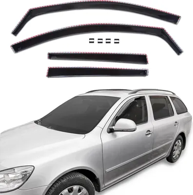 Obrázok produktu pre J&J Automotive | SCOUTT Okenné deflektory pre Skoda Octavia II 5D KOMBI 2004-2012 4ks