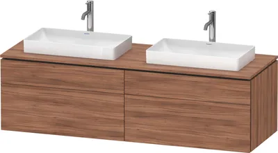 Produktbild von DURAVIT LC4873B79790000 Konsolen-WTU wandh. L-Cube 550x1600x4