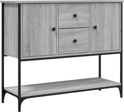 Obrázok produktu pre vidaXL Príborník Grey Sonoma 100x36x85 cm odvodený výrobok z dreva