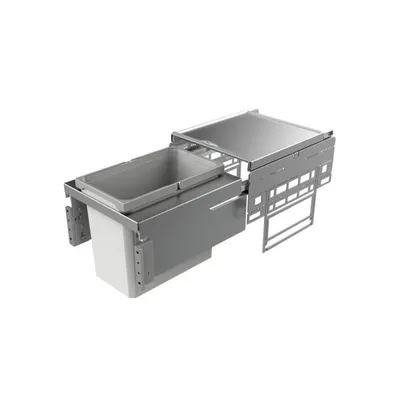 Obrázek produktu pro Naber Cox® Base 360 S/400-1, sběrač odpadu pro přední výsuvy, světle šedý