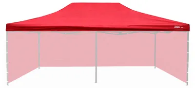 Image de Aga Parois latérales pour stand de3x6m Rouge