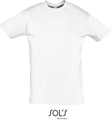 Image de SOLs 11380 | Regent 150 T-Shirt Hommes - Couleur : Blanc - Taille : L