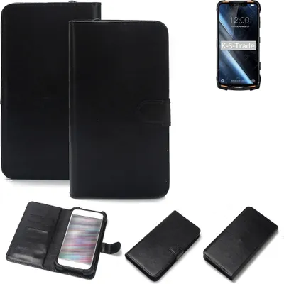 Produktbild von K-S-Trade Handyhülle Schutzhülle kompatibel mit Doogee S90C Handy Schutz Hülle Handyhülle Bumper schwarz 1x