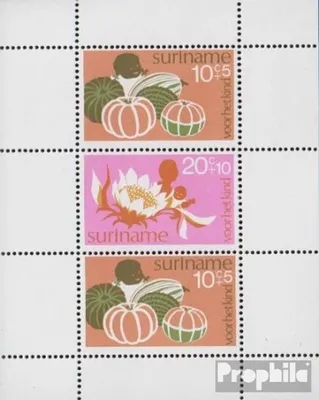 Produktbild von Briefmarken Surinam 1974 Mi Block14 (kompl.Ausg.) postfrisch Für das Kind
