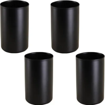 Produktbild von Magnet Stabkerzen-Halter 4er schwarz Metall Kerzen-Ständer 2,3 cm