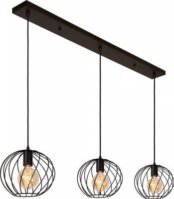 Lucide Hängeleuchte Danza Pendelleuchte Deckenlampe Lampe dreiflammig schwarz