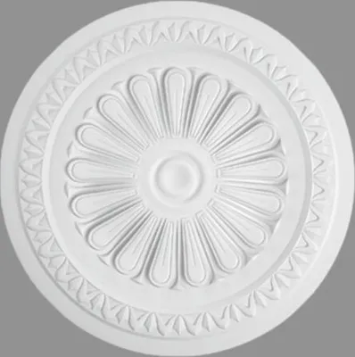 Produktbild von PROVISTON | Stuckrosette | Polystyrol | Durchmesser 600 mm | Weiß | Deckenrosette