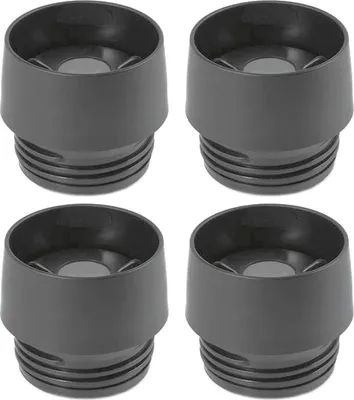 Produktbild von EMSA 513857 Travel Mug Ersatzdeckel für Thermobecher 0,36 Liter & 0,5 Liter, schwarz (4 Stück)
