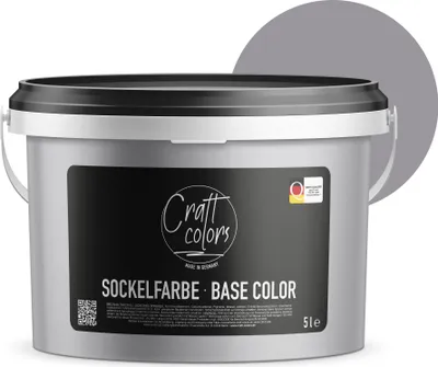 Produktbild von Sockelfarbe 5L Steingrau | Nassabriebklasse 1 | hochwertige Farbe für Beton, Mauerwerk, Kellerwand, Fassade & Dachflächen | Germany | Für stark beanspruchte Flächen | Wetter & UV-Beständig