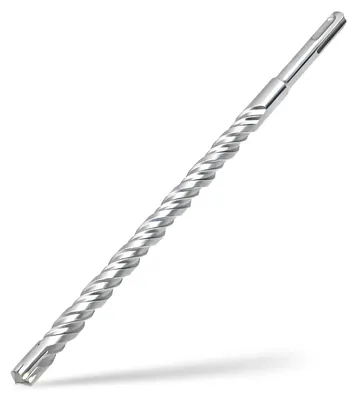 Zdjęcie produktu dla Wiertło SDS Plus, 12 x 250 mm, profesjonalne wiertło do młotów udarowych, z 4 ostrzami z węglika spiekonego