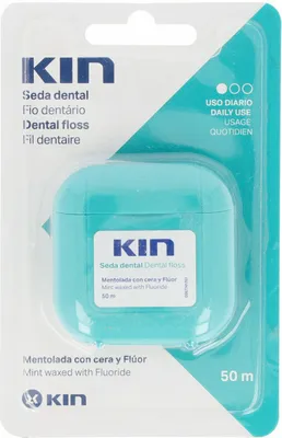 Zdjęcie produktu dla Kin Floss z fluorem i miętą, 50 ml, unisex