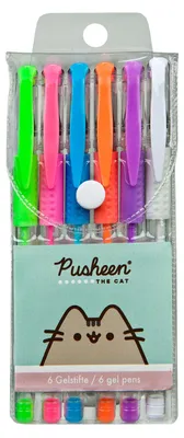 Produktbild von Undercover PUSH0194, Verschlossener Gelschreiber, Blau, Grün, Grau, Orange, Pink, Violett, Mehrfarbig, Sichtverpackung