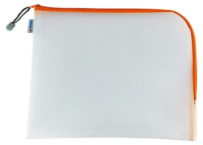 Productafbeelding van HERMA 20018 HERMA afsluitbare tas "Mesh Bags", DIN A4, oranje