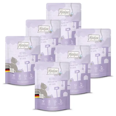 Productafbeelding van MjAMjAM - Premium natvoer voor katten - Zachte kittenvoeding, uitstekend kalfsrecept