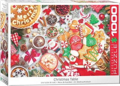 Produktbild von Wundervoller Weihnachtstisch 1000 Teile Puzzle Format 68x48 cm
