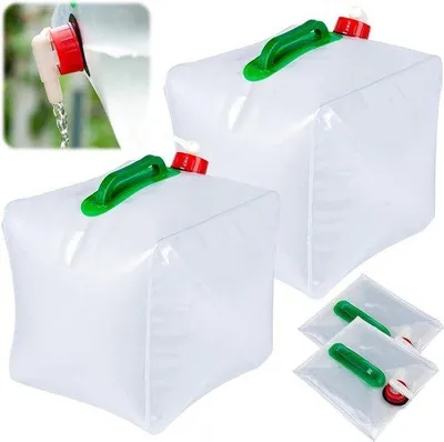 Produktbild von Famanu Faltbare Wasserkanister 20 Liter - mit Hahn und Griff