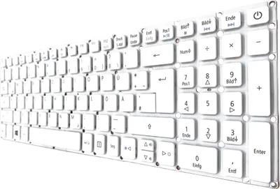 Obrázok produktu pre DEUTSCHE - biela klávesnica Klávesnica kompatibilná s P/N : 0KN1-0T2G13