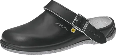 Produktbild von Abeba ESD-Berufsschuhe Arrow OB Clog schwarz CE ESD SRA