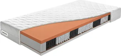 Zdjęcie produktu dla Materac kieszeniowy Benab Multi S7 Materac 90 x 200 cm Materace kieszeniowe H4 / H5 H4 / H5 twardość 23 cm vysokość Materace kieszeniowe, Medicott Silver, HR, Kokos, Multi kieszeni, 7 stref