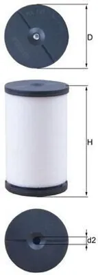 Produktbild von MAHLE HX 191 Automatikgetriebe Ölfilter Getriebeölfilter für VW Golf VII Schrägheck (5G1, BQ1, BE1, BE2) GOLF VI (5K1) Golf V Schrägheck (1K1) TOURAN