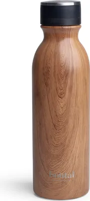 Produktbild von Smartshake Bohtal Insulated Flask - Wood (600ml) Wood - Fitness-Zubehör - Streuer & Mixer